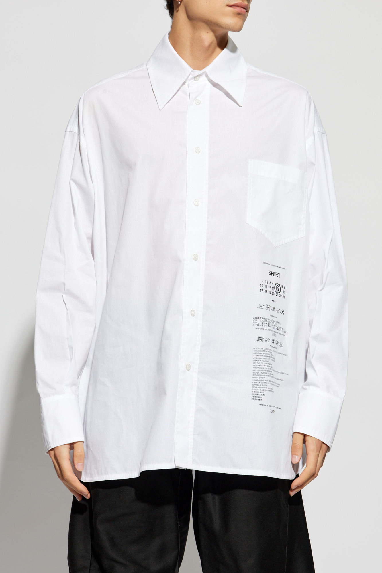 MM6 Maison Margiela Shirt with print | Men's Clothing | Vitkac